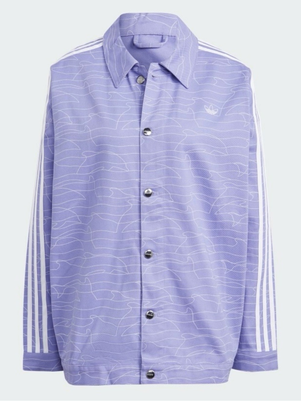 ADIDAS Women's Originals Fakten Jacket Light Purple/ White size Small